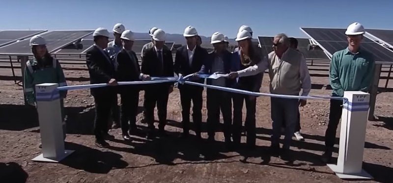 YPF Luz inauguró su primer parque solar en San Juan